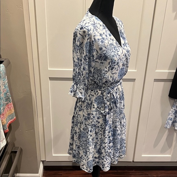 Msk NWT MSK Blue and White Midi Size MP - Picture 7 of 11